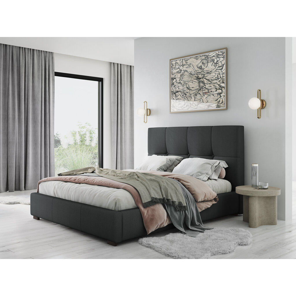 Voodi Micadoni Home Sage 45, 180x200cm, tumehall hind ja info | Voodid | hansapost.ee