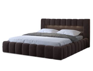 Кровать NORE Lamica 02, 140x200 см, коричневая цена и информация | Кровати | hansapost.ee