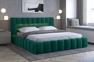 Кровать NORE Lamica 03, 140x200 см, зеленая цена и информация | Кровати | hansapost.ee