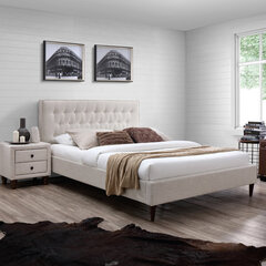 Кровать EMILIA 120x200см, светло-бежевый цена и информация | Кровати | hansapost.ee