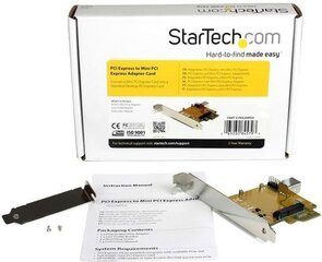 StarTech PCI Express to Mini PCI Express (PEX2MPEX) hind ja info | Regulaatorid | hansapost.ee