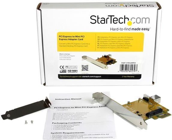 StarTech PCI Express to Mini PCI Express (PEX2MPEX) цена и информация | Regulaatorid | hansapost.ee