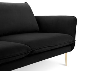 Диван Cosmopolitan Design Florence 2S, черный цена и информация | Cosmopolitan Design Мебель для гостиной | hansapost.ee