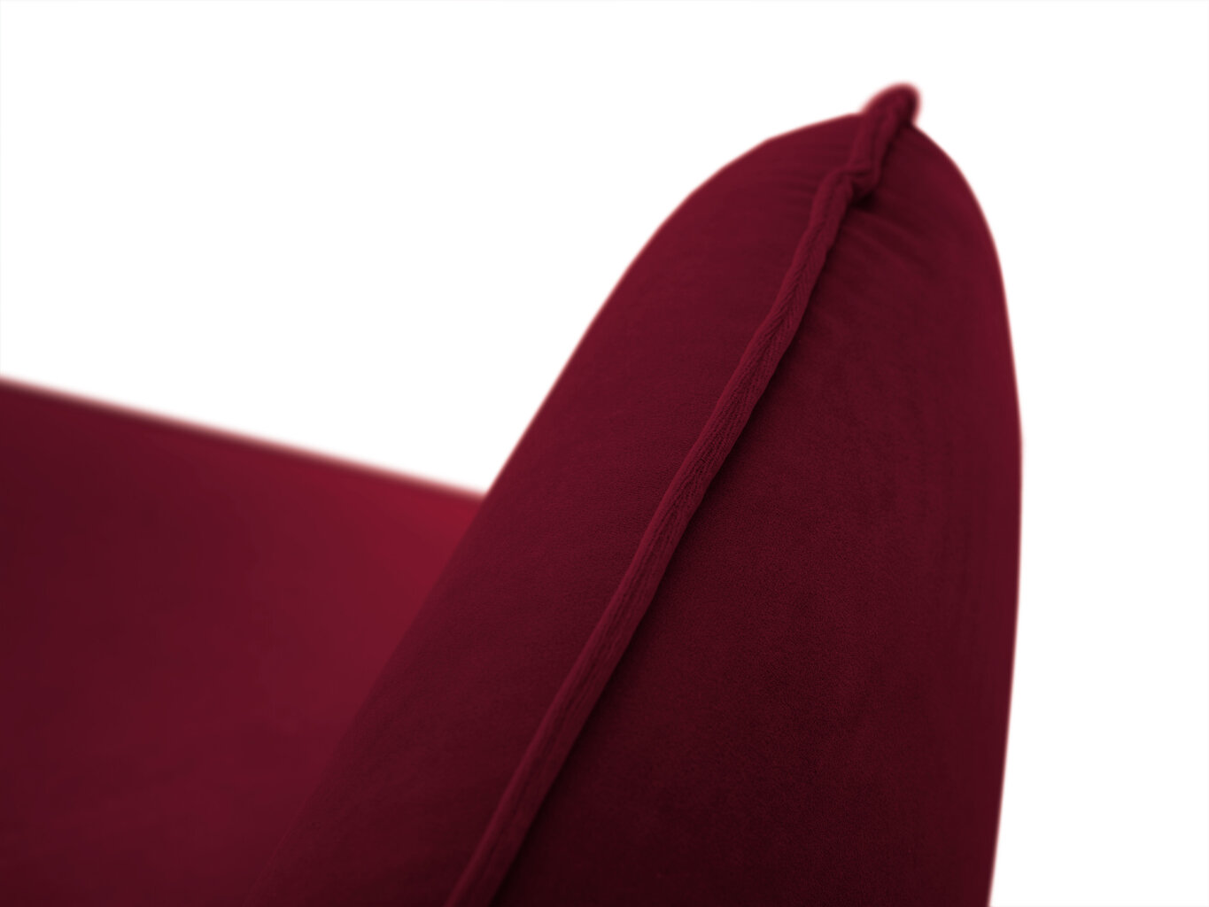 Diivan Cosmopolitan Design Vienna 3S, punane veluur цена и информация | Diivanvoodid ja diivanid | hansapost.ee