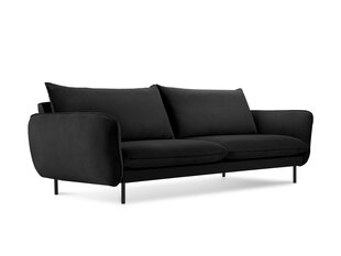 Diivan Cosmopolitan Design Vienna 3S, must veluur price and information | Sofa beds and sofas | hansapost.ee