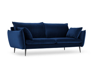 Четырехместный бархатный диван Milo Casa Elio, синий/черный цена и информация | Диваны | hansapost.ee