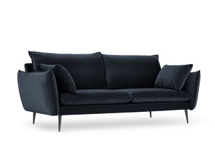 Четырехместный бархатный диван Milo Casa Elio, темно-синий/черный цена и информация | Диваны | hansapost.ee
