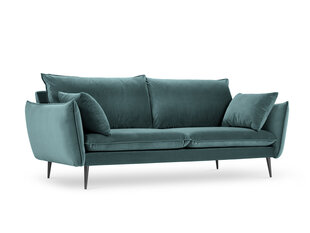 Четырехместный бархатный диван Milo Casa Elio, зеленый/черный цена и информация | Диваны | hansapost.ee