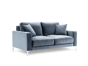 Двухместный бархатный диван Kooko Home Lyrique, светло-голубой цена и информация | Диваны | hansapost.ee