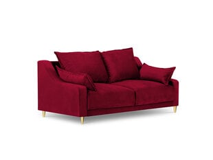 Двухместный бархатный диван Mazzini Sofas Pansy, красный цена и информация | Mazzini Sofas Мебель и домашний интерьер | hansapost.ee