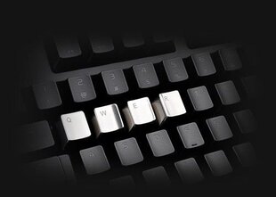 Thermaltake Metalcaps for MEKA keyboards, Metal QWER + ESC keys (EA-MTC-AKCSIL-QW) цена и информация | Аксессуары для компонентов | hansapost.ee