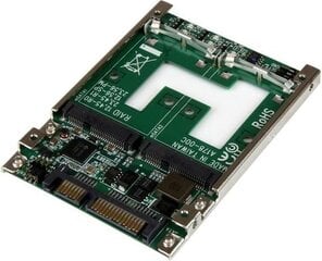 StarTech Dual mSATA SSD to 2.5” SATA RAID Adapter Converter (25SAT22MSAT) hind ja info | Arvutikomponentide tarvikud | hansapost.ee
