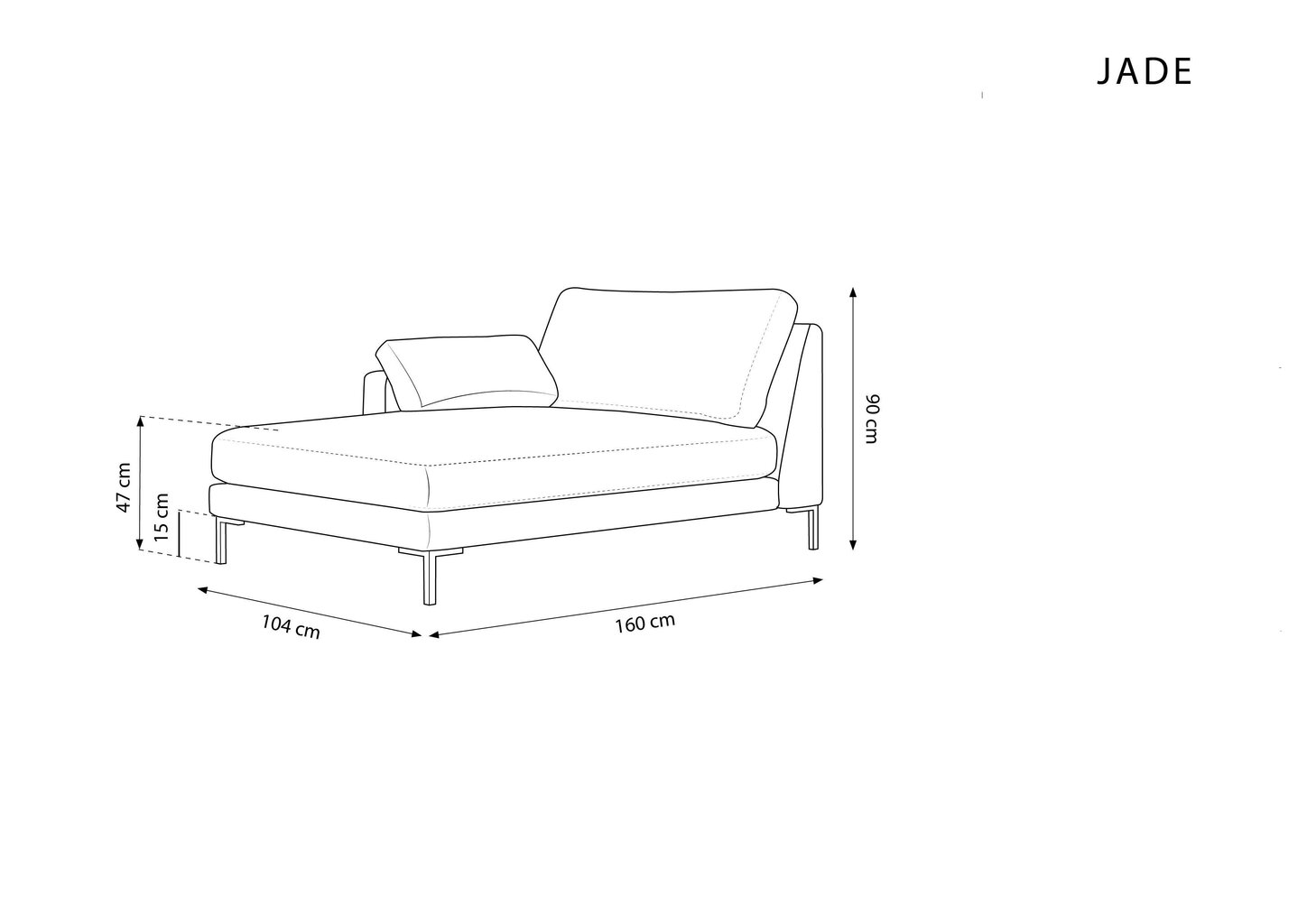 Diivan Micadoni Home Jade, must hind ja info | Diivanvoodid ja diivanid | hansapost.ee