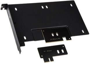 Akasa 2.5" SSD/HDD mounting bracket for PCIe/PCI slot (AK-HDA-10BK) цена и информация | Аксессуары для компонентов | hansapost.ee