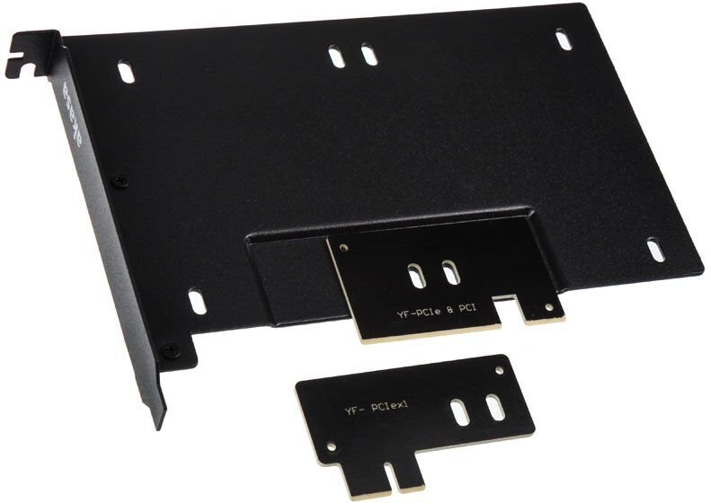 Akasa 2.5" SSD/HDD mounting bracket for PCIe/PCI slot (AK-HDA-10BK) hind ja info | Arvutikomponentide tarvikud | hansapost.ee