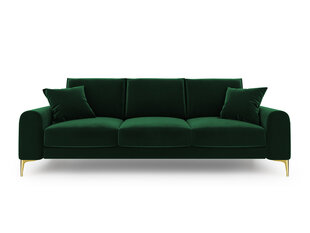 Четырехместный диван Mazzini Sofas Madara, темно-зеленый/золотой цена и информация | Диваны | hansapost.ee