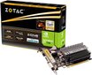 Zotac GeForce GT 730 ZONE Edition Low Profile 2GB DDR3 (64 bit) HDMI, DVI, D-Sub (ZT-71113-20L) цена и информация | Videokaardid | hansapost.ee