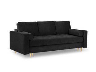 Diivan Milo Casa Santo, mustkuldne price and information | Sofa beds and sofas | hansapost.ee