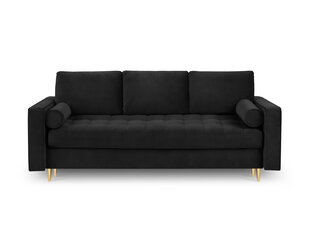 Diivan Milo Casa Santo, mustkuldne price and information | Sofa beds and sofas | hansapost.ee