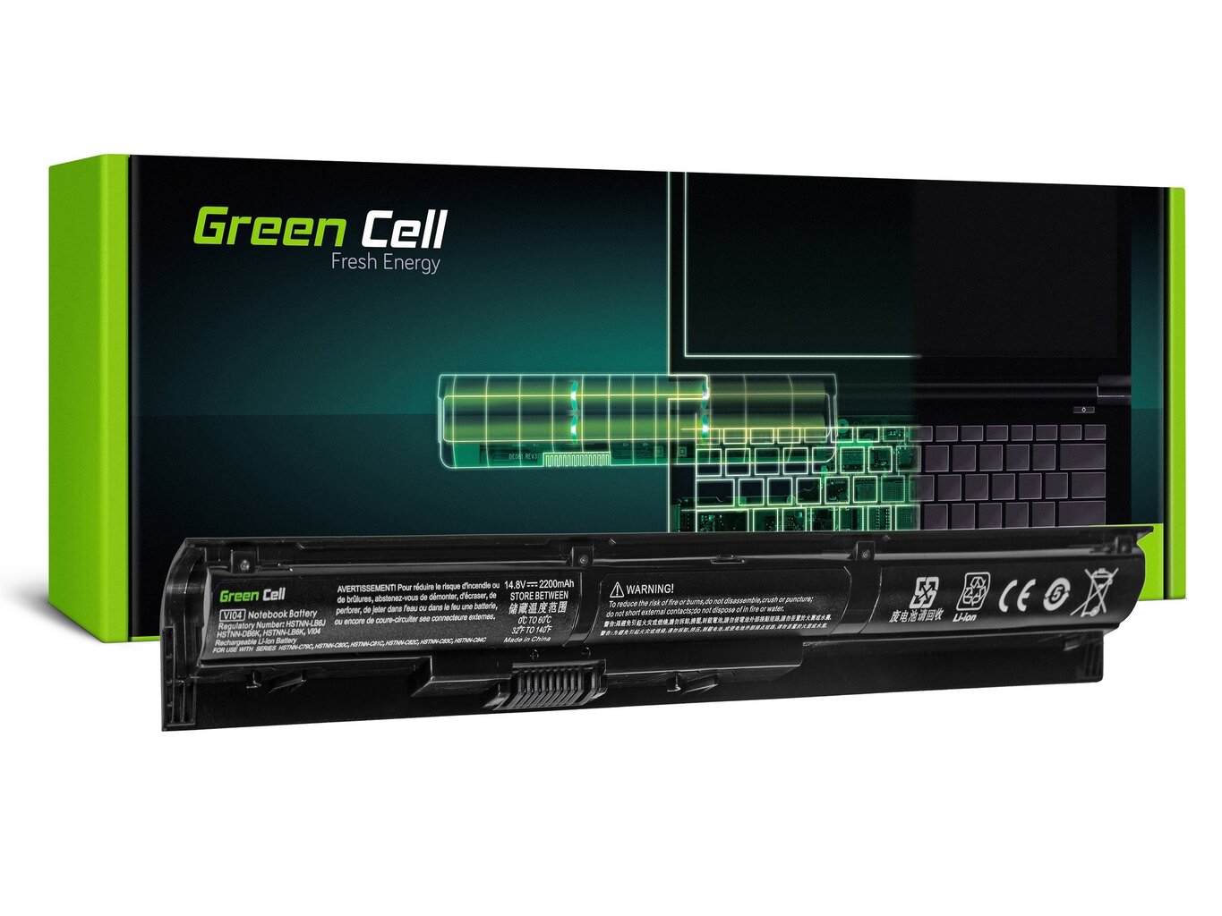 Green Cell Pro Laptop Battery for HP ProBook 440 G2 450 G2, Pavilion 15-P 17-F цена и информация | Sülearvuti akud | hansapost.ee