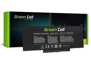 Bateria Green Cell J60J5 do Dell Latitude E7270 E7470 price and information | Sülearvuti akud | hansapost.ee