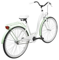 Велосипед городской AZIMUT City Lux 28" 2021, белый/зеленый цена и информация | Велосипеды | hansapost.ee