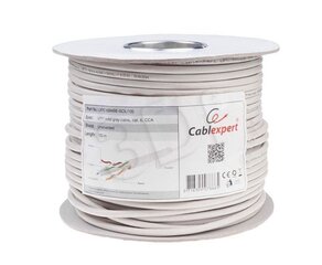 Кабель Gembird UTP CAT6 AWG24 CCA, 100 м цена и информация | Кабели и провода | hansapost.ee