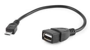 Kaabel Gembird USB Micro BM->AF USB 2.0 Otg, 15cm hind ja info | Gembird Arvutid ja IT- tehnika | hansapost.ee