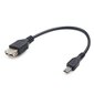 Kaabel Gembird USB Micro BM->AF USB 2.0 Otg, 15cm hind ja info | USB adapterid ja jagajad | hansapost.ee