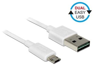 Кабель Delock Easy 1м, белый цена и информация | Delock Фотоаппараты, аксессуары | hansapost.ee