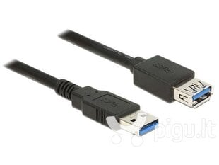 Delock Extension cable USB 3.0 Type-A male > USB 3.0 Type-A female 3m black hind ja info | Delock Kodumasinad | hansapost.ee