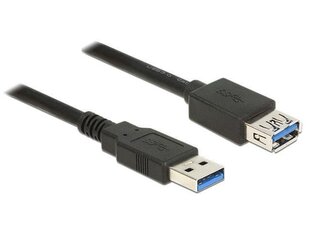 Delock Extension cable USB 3.0 Type-A male > USB 3.0 Type-A female 3m black hind ja info | Delock Kodumasinad | hansapost.ee