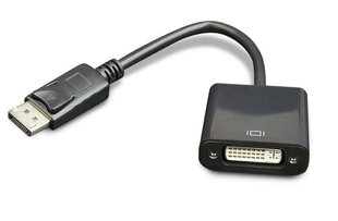Gembird Displayport male to DVI (24+5) female adapter, black hind ja info | USB adapterid ja jagajad | hansapost.ee
