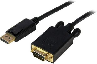 StarTech DP2VGAMM10B цена и информация | Кабели и провода | hansapost.ee