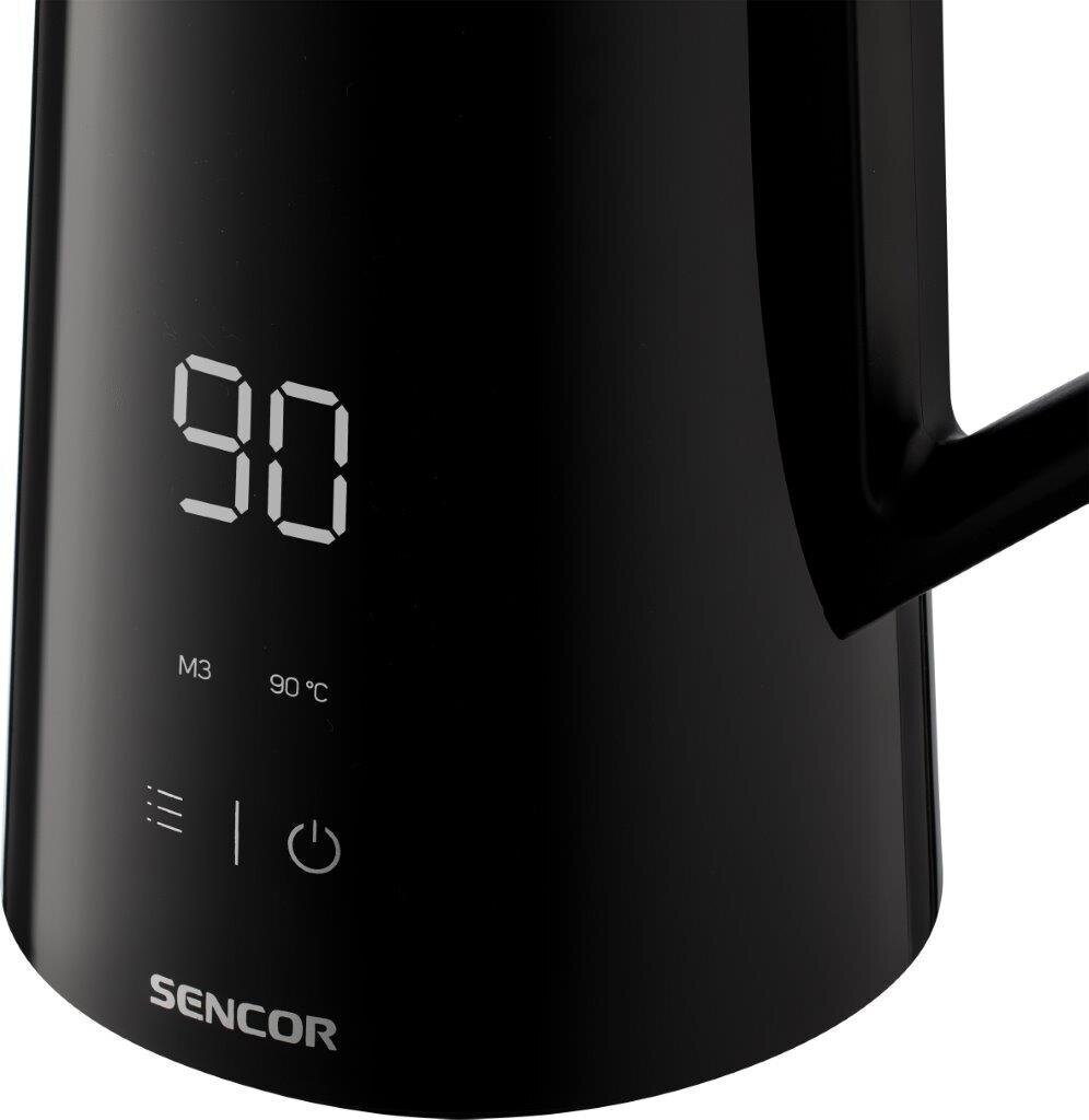 Sencor Cooltouch temperatuuriseadistusega SWK0590BK цена и информация | Veekeetjad | hansapost.ee