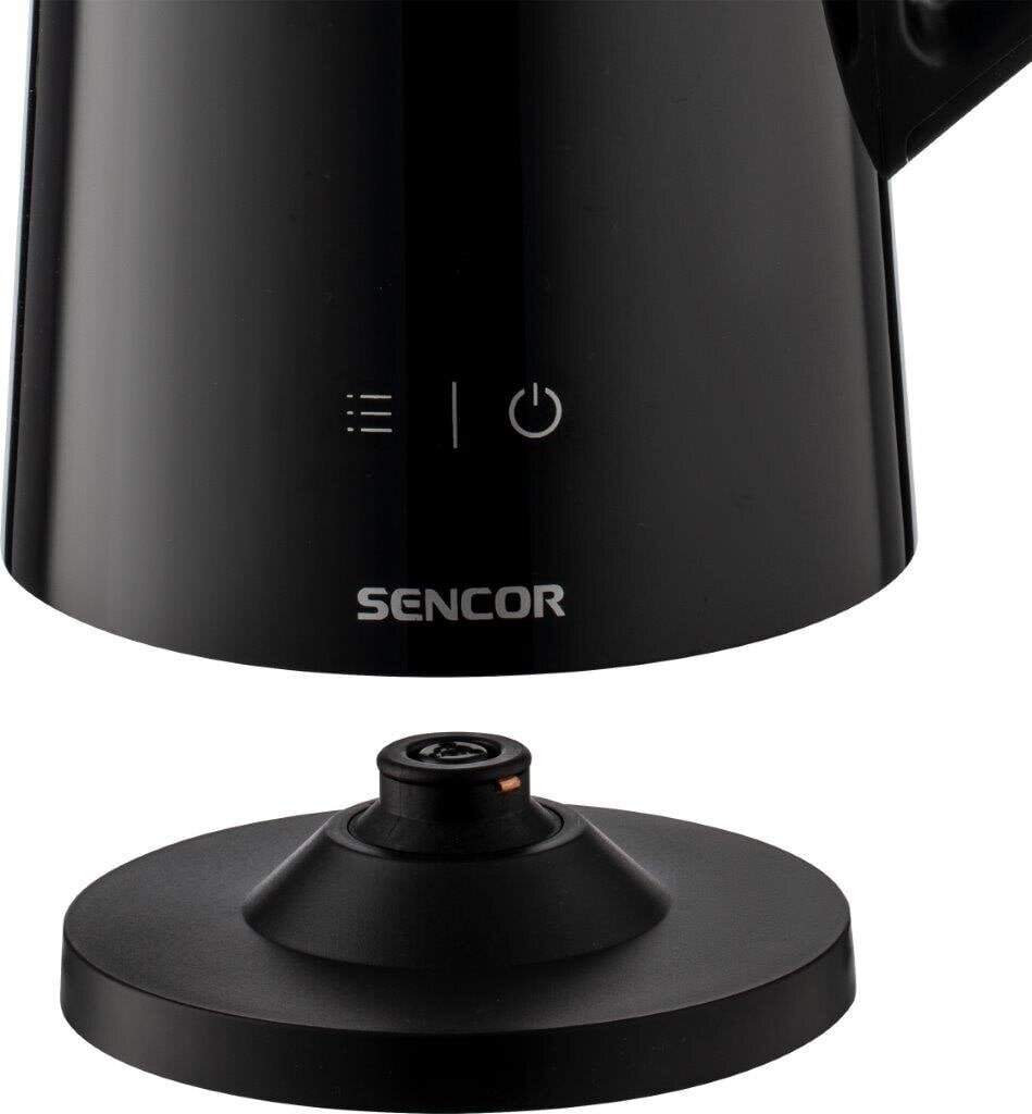 Sencor Cooltouch temperatuuriseadistusega SWK0590BK цена и информация | Veekeetjad | hansapost.ee