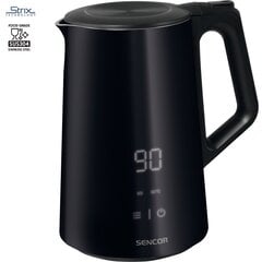 Sencor Cooltouch temperatuuriseadistusega SWK0590BK цена и информация | Электрочайники | hansapost.ee