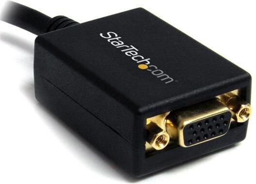 DisplayPort-VGA Adapter Startech DP2VGA2   Must цена и информация | Juhtmed ja kaablid | hansapost.ee