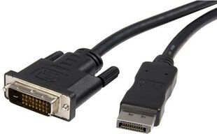 StarTech, DP2DVIMM10 DisplayPort - DVI-D, 3 m цена и информация | Кабели и провода | hansapost.ee