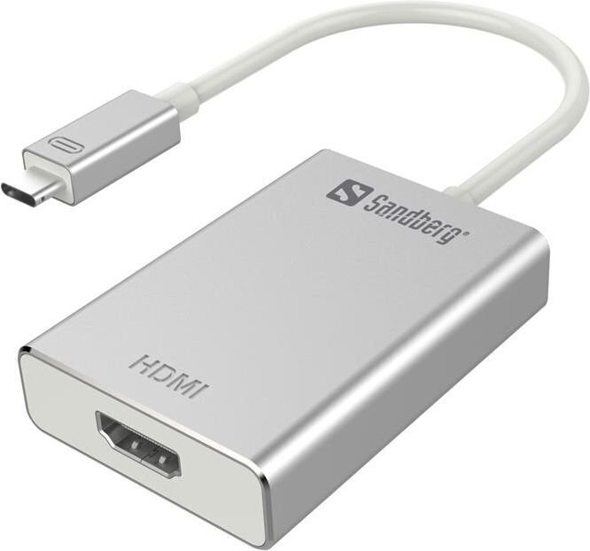 SANDBERG USB-C to HDMI Link цена и информация | Juhtmed ja kaablid | hansapost.ee