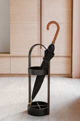 Umbra стальная подставка для зонтиков, 68x24x22 см, черный/темно-коричневый цена и информация | Детали интерьера | hansapost.ee