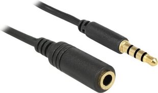 Delock 84666, Aux Aux 3.5 mm, 1 m цена и информация | Кабели и провода | hansapost.ee