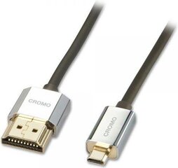 Kaabel HDMI-MICRO HDMI 1M/41681 LINDY hind ja info | Juhtmed ja kaablid | hansapost.ee