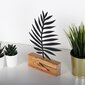 Dekoratiivne kujuke Palm Leaf Black цена и информация | Sisustuselemendid | hansapost.ee