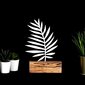 Dekoratiivne kuju Palm Leaf White цена и информация | Sisustuselemendid | hansapost.ee
