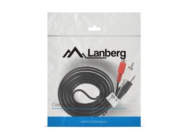Audiokaabel Lanberg CA-MJRC-10CC-0025-BK (2 m) hind ja info | Juhtmed ja kaablid | hansapost.ee