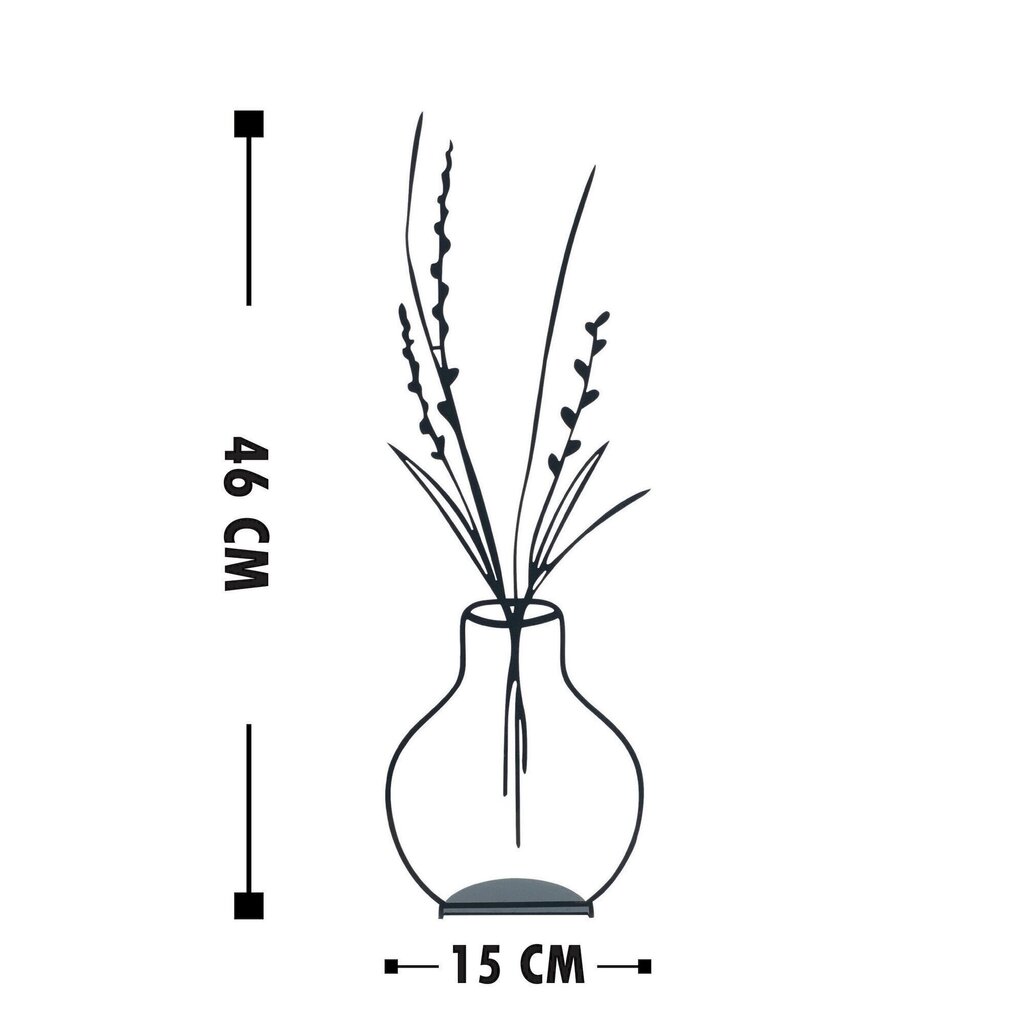 Dekoratiivne kuju Flowerpot - 1 hind ja info | Sisustuselemendid | hansapost.ee