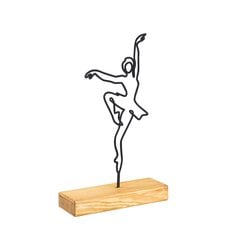 Dekoratiivne kuju Ballerina Black цена и информация | Детали интерьера | hansapost.ee