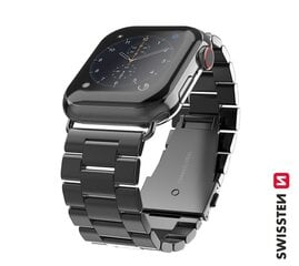 Swissten Metal Strap Black price and information | Nutikellade aksessuaarid ja tarvikud | hansapost.ee