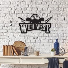 Metallist seinadekoratsioon Wild West цена и информация | Детали интерьера | hansapost.ee